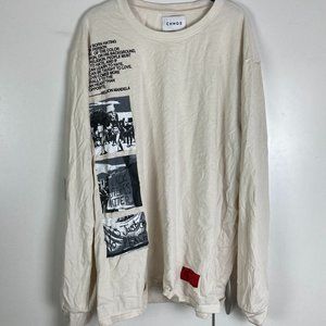 CHNGE Nelson Mandela Quote BLM Protest Long Sleeve T-Shirt Size XXL